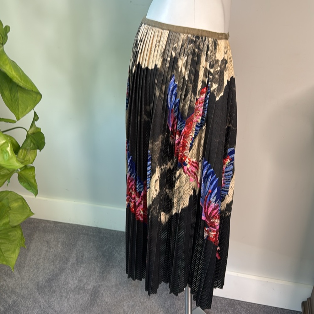 A D’ETACHER To Be Detached Athletic Mesh Serifina Skirt Bird Print size US 10 - Picture 6 of 11